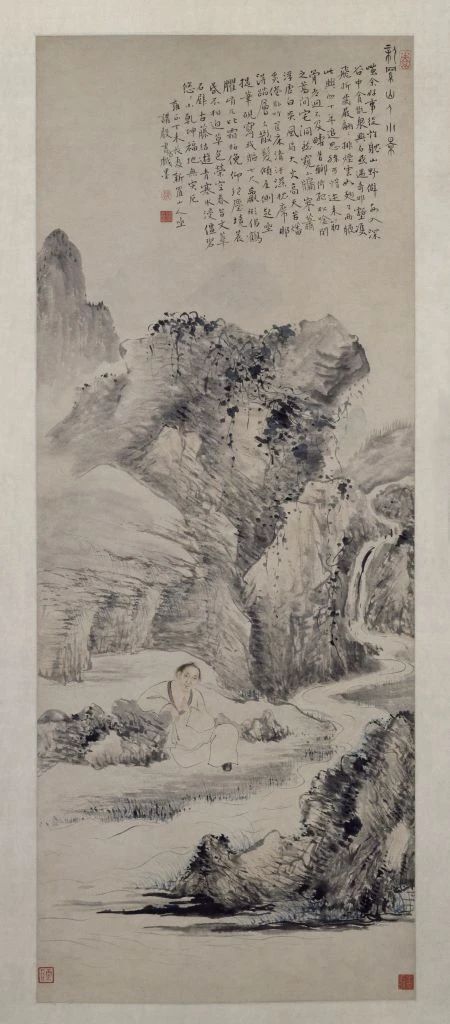 【掛軸】華岩『乾隆元年春作』1682-1756 中国清代美術 絹本 美品 肉筆時代保証 闽西历史人物研究11绘画大家华喦：诗书画\u201c三绝\u201d